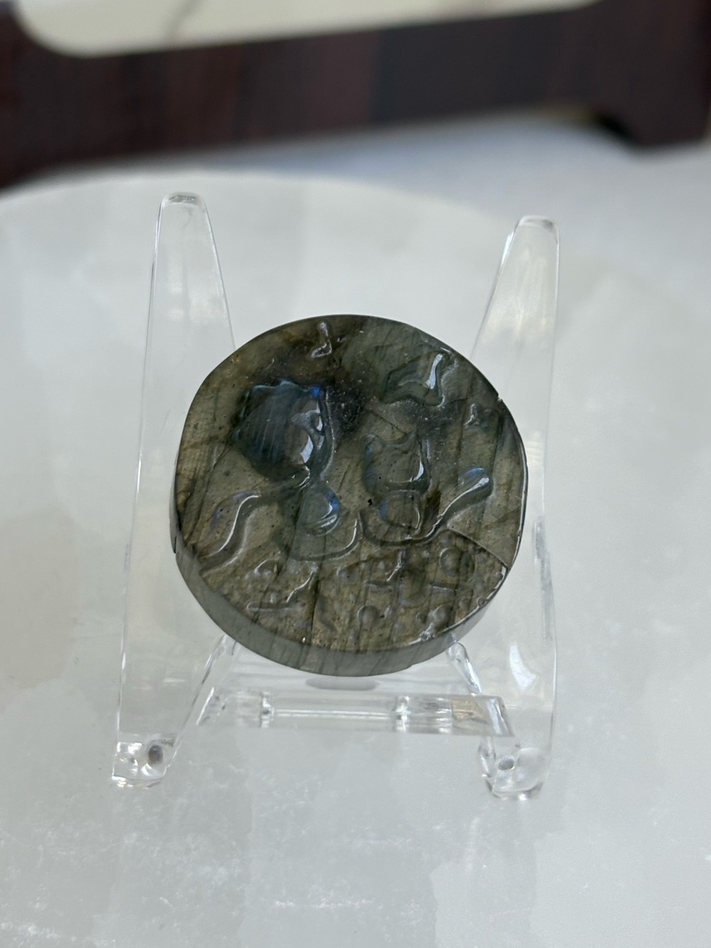 The little prince labradorite crystal carving